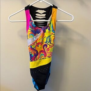 Capezio Multicolor Swirl Leotard